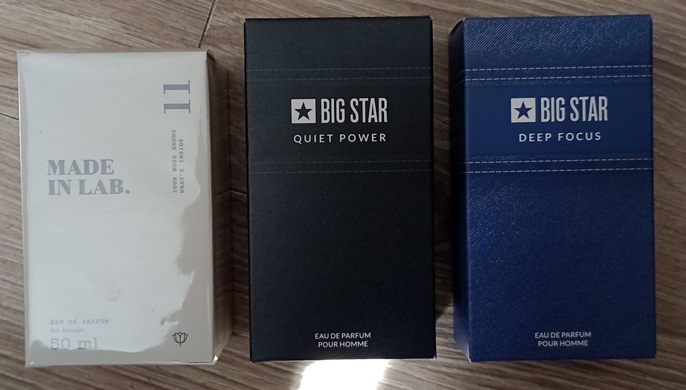 3szt.całość Nowe dla niej i dla niego 2xMęskie Big Star 1xDamska Made.