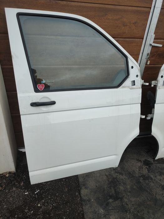 Drzwi kompletne przód lewe prawe VW t5 t5 lift białe LB9A