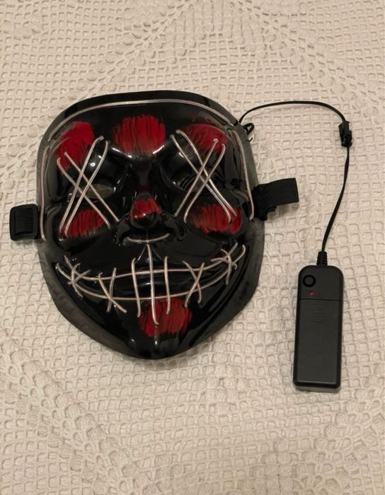 Máscara De Luz LED De Halloween