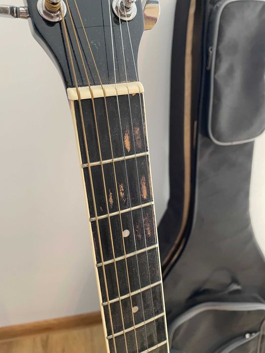 Gitara elektroakustyczna Ever Play + stojak + pokrowiec