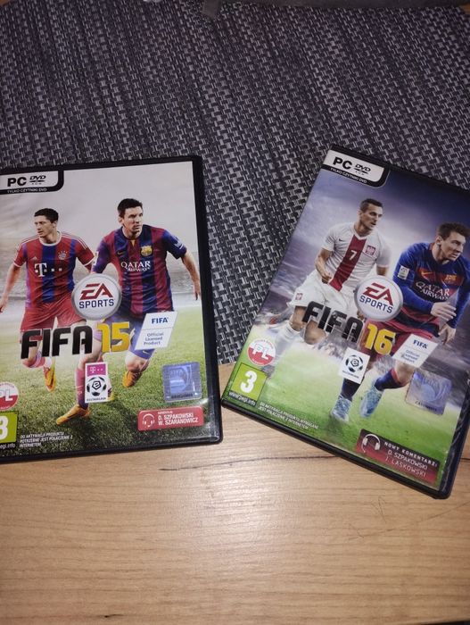 Dwie edycje gry FIFA: FIFA 15 PC, FIFA 16 PC (Z