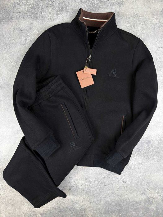 Чоловічий спортивний костюм на флісі Loro Piana / теплий костюм штани худі