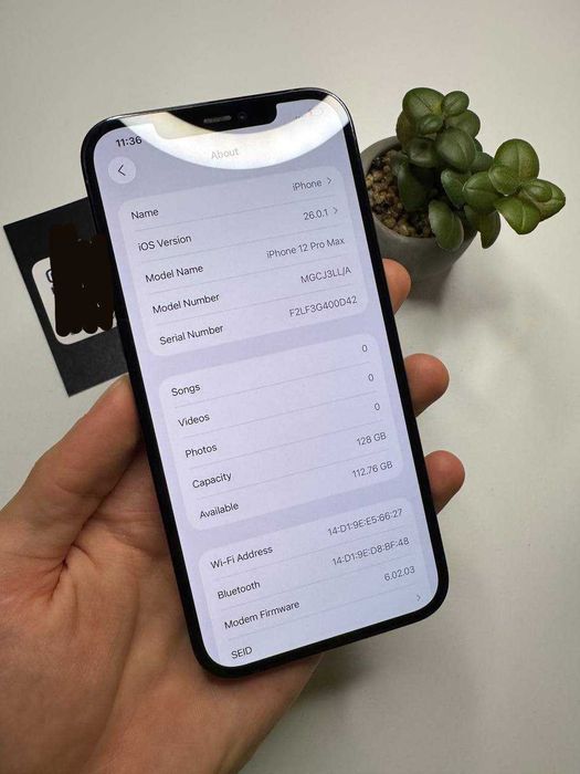 Iphone 12 pro max 128 gb, ідеальний стан, айфон 12 про макс 128 гб