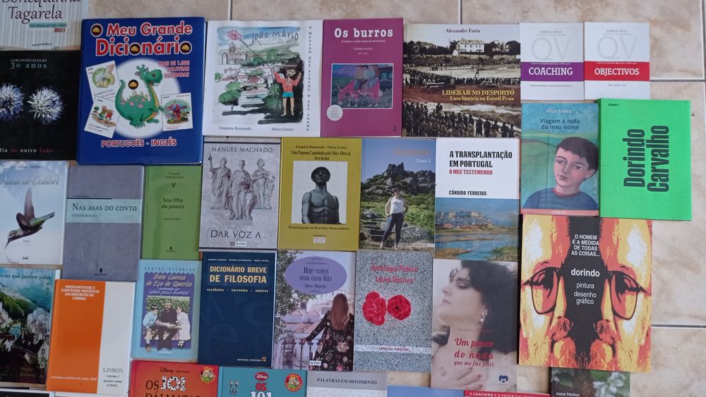 Livros diversos em packs de 6