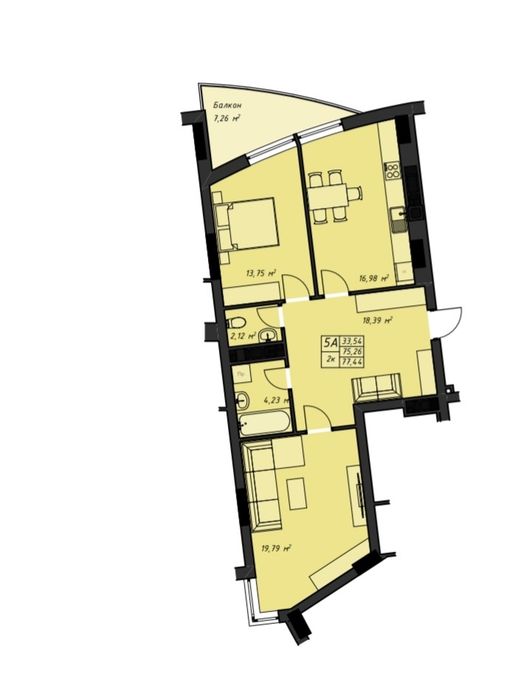 Продаж 2 кімнатна квартира на ВИПЛАТУ  ЖК Amber Park -10% для військових  вул. Данила Галицького