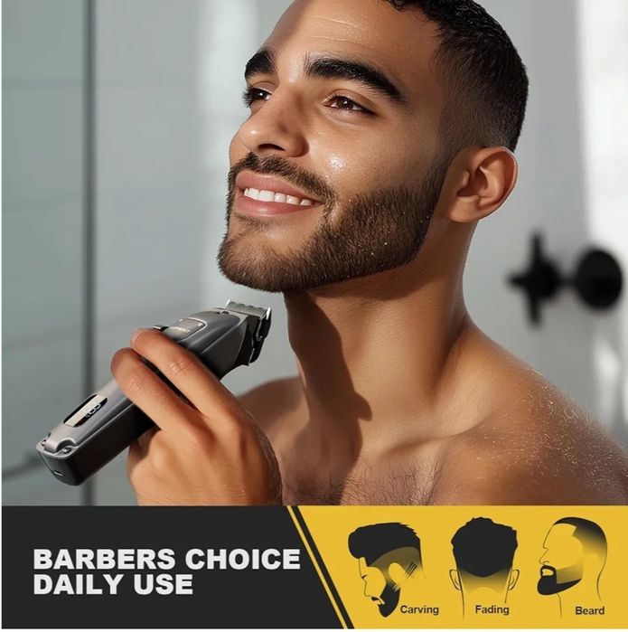 Bezprzewodowa Maszynka SUPRENT - Zestaw do Stylizacji Włosów i Brody