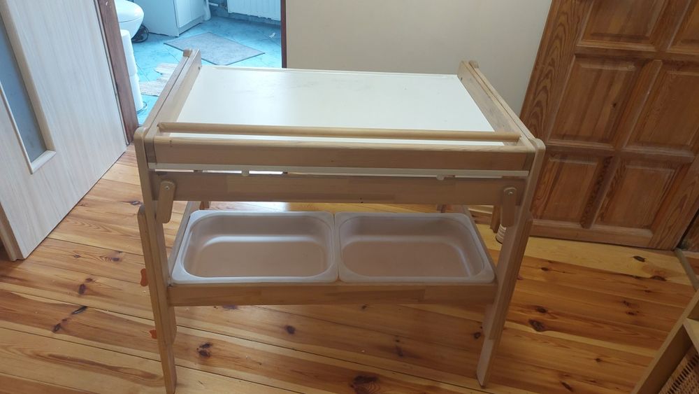 IKEA FLISAT Biurko dla dziecka, regulowane