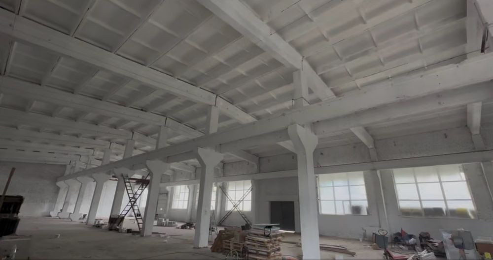 фарбування Покраска дахів складів ангарів ферм фасадів побілка вапном