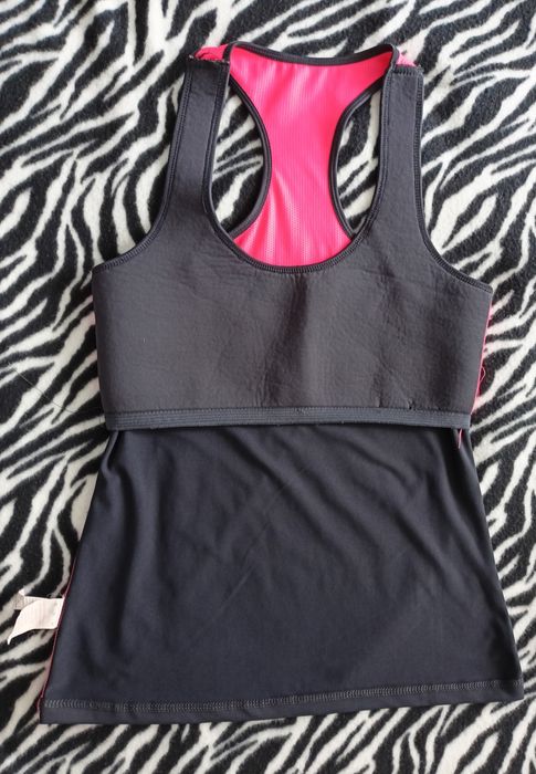 Wyszczuplająca bokserka - koszulka sportowa damska, rozmiar L,