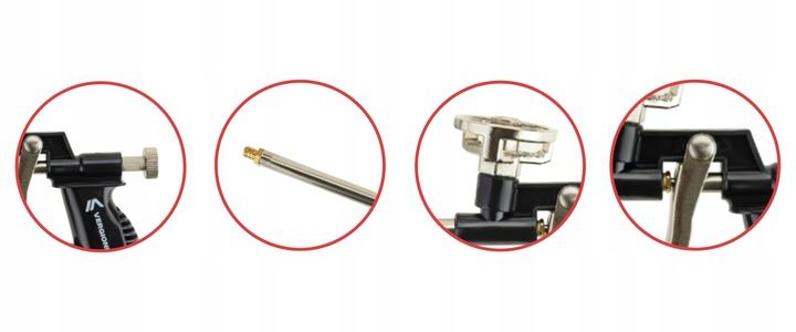 Pistolet Do Piany Pianki Montażowej Kleju Metalowy