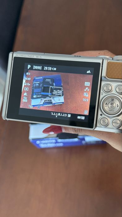 Canon sx740 hs cinza