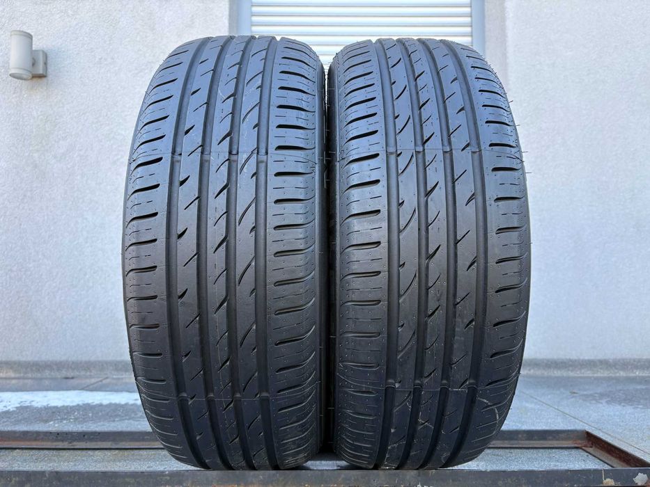 x2 letnie 215/55R17 Nexen 7,1mm 100% bieżnika 2023r świetny stan! L394