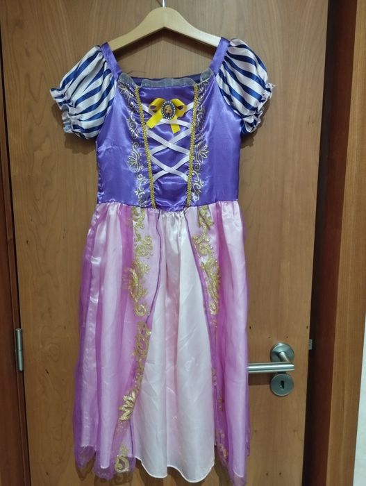 Vestido Rapunzel 5 anos