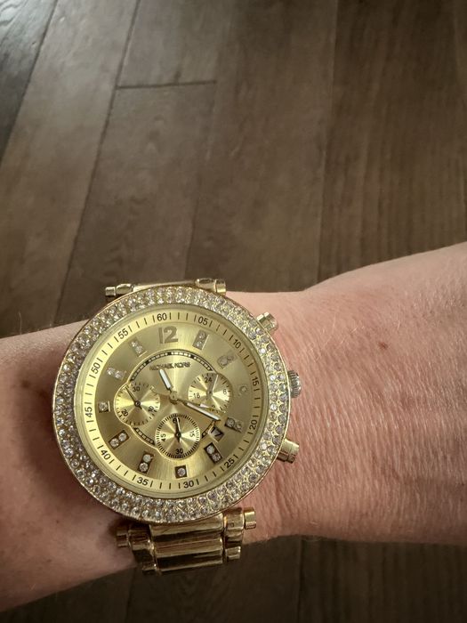 Zegarwk damski zloty z krysztalkami Michael Kors
