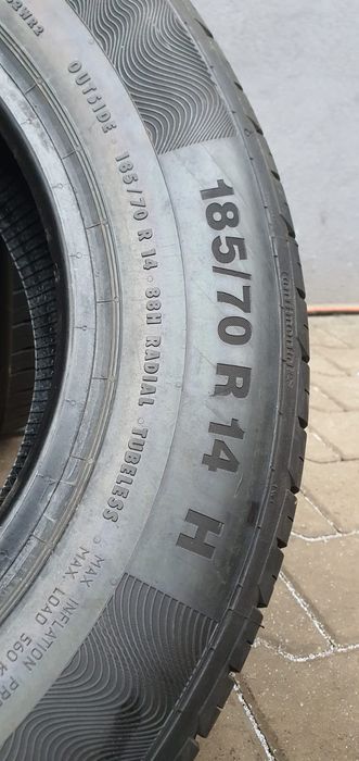 185/70/14 Continental komplet Nowe demo