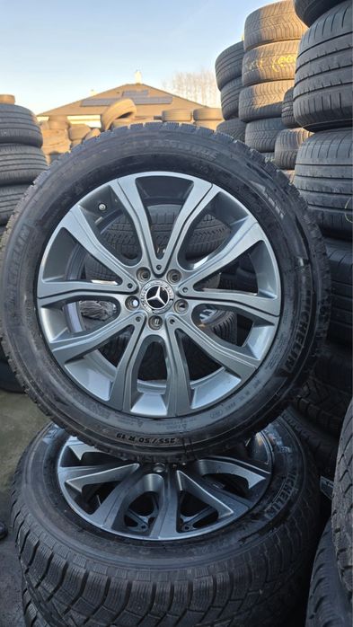 Felgi 19” oryginalne Mercedes GLE 5x112 ET56 + opony zimowe Michelin