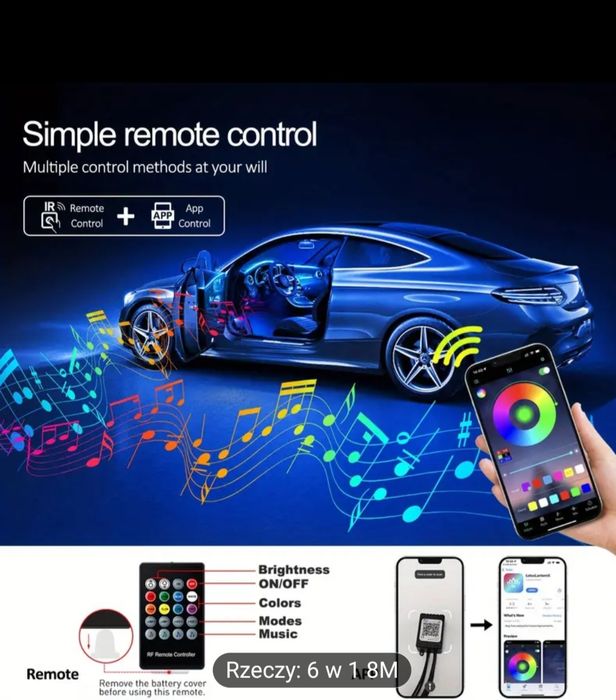 LED Ambient do auta