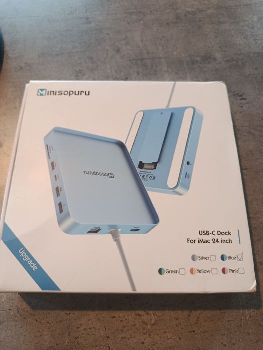 Minisopuru DS802-PRO USB-C Dock Stacja Dokująca do iMac 24