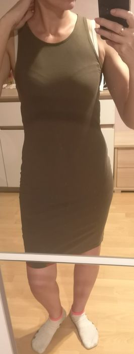 Sukienka midi khaki Calliope M tuba