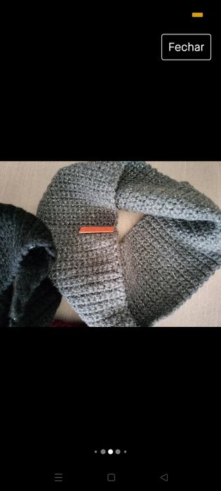 Golas em lã artesanais/Novas