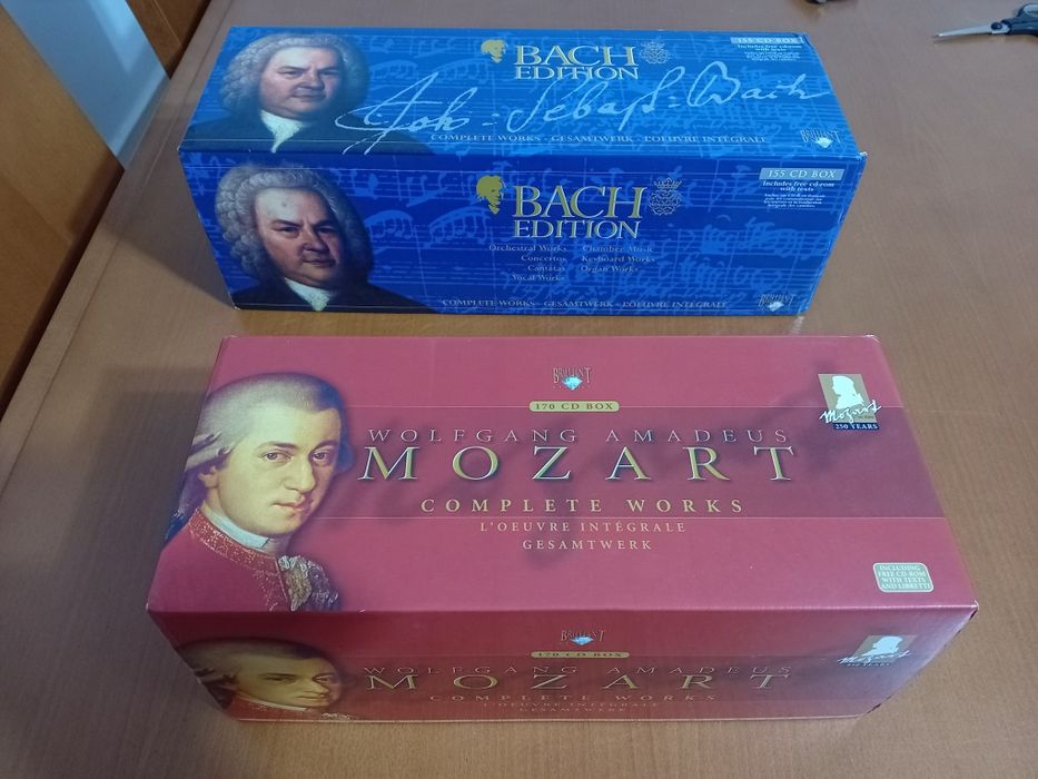 Obras completas Bach e Mozart