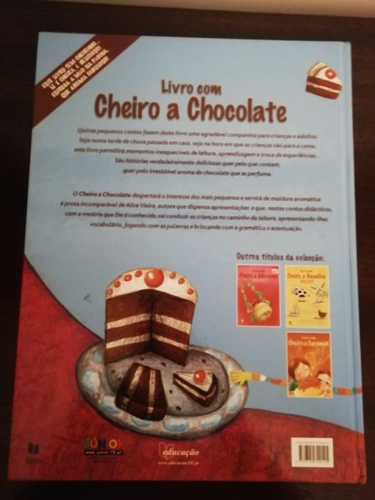"Livro Com Cheiro a Chocolate"