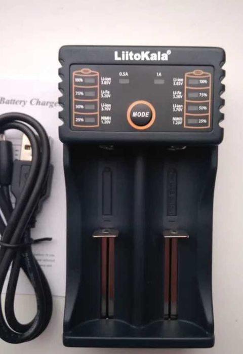 Зарядное устройство LiitoKala Lii-202 для 18650/AA/AAA Павербанк