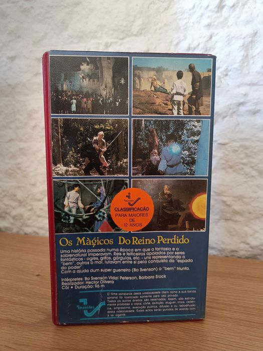 Filme VHS Os Mágicos do Reino Perdido (Wizards Of The Lost Kingdom)