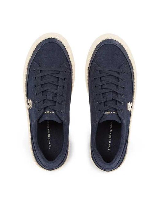 Tommy Hilfiger VULC Linen – Ténis Mulher NOVOS (nunca usados)