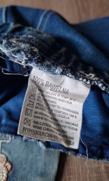Spodnie jeansowe niebieskie 92/98