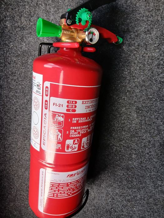 Vendo Extintores de Incêndio de 2 Kg, com Soporte, extintore Novos