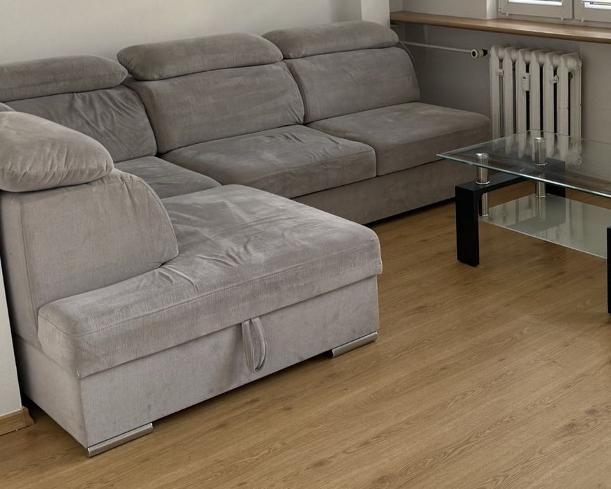 Narożnik z funkcją spania łóżko sofa kanapa