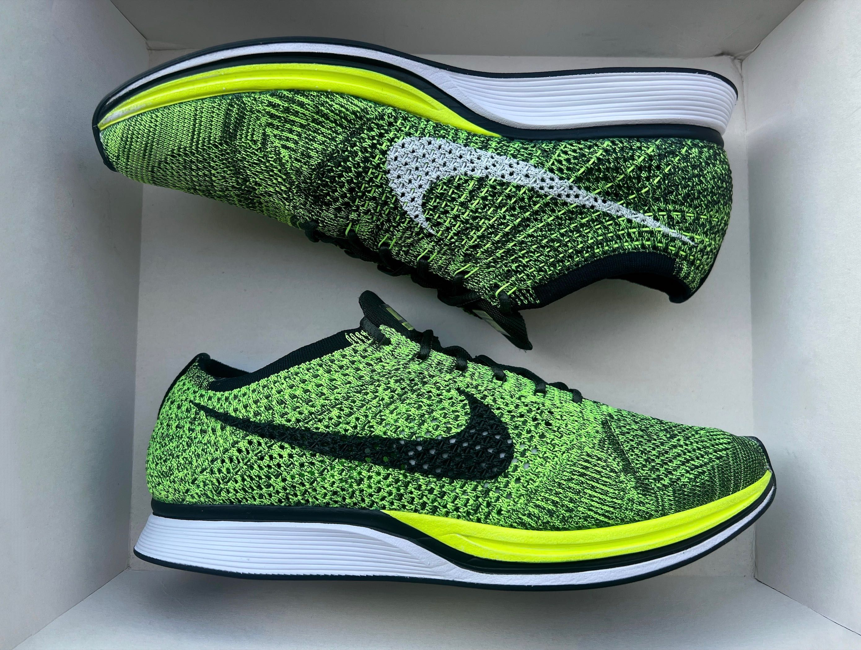 Nike Flyknit Racer VOLT GREEN EUR 45 US11 Busko Zdroj OLX.pl