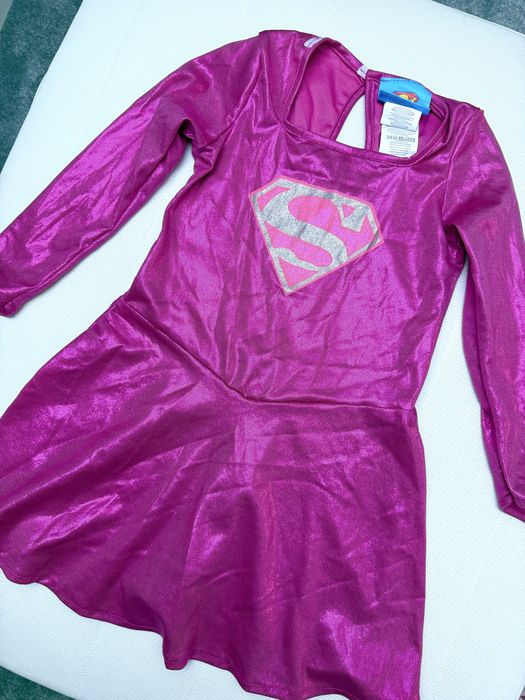 Strój SuperGirl licencja Bal balik Kostium 5-6 lat