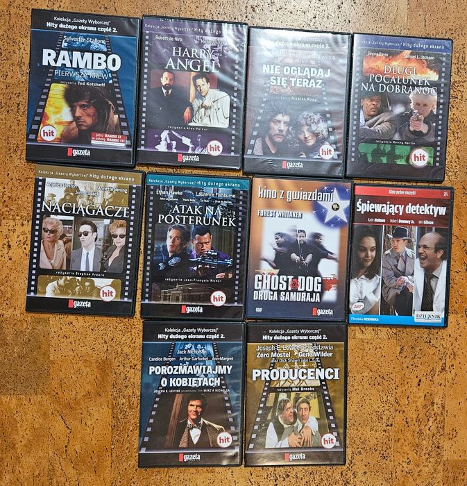 Rambo, Harry Angel - komplet 10 filmów dvd
