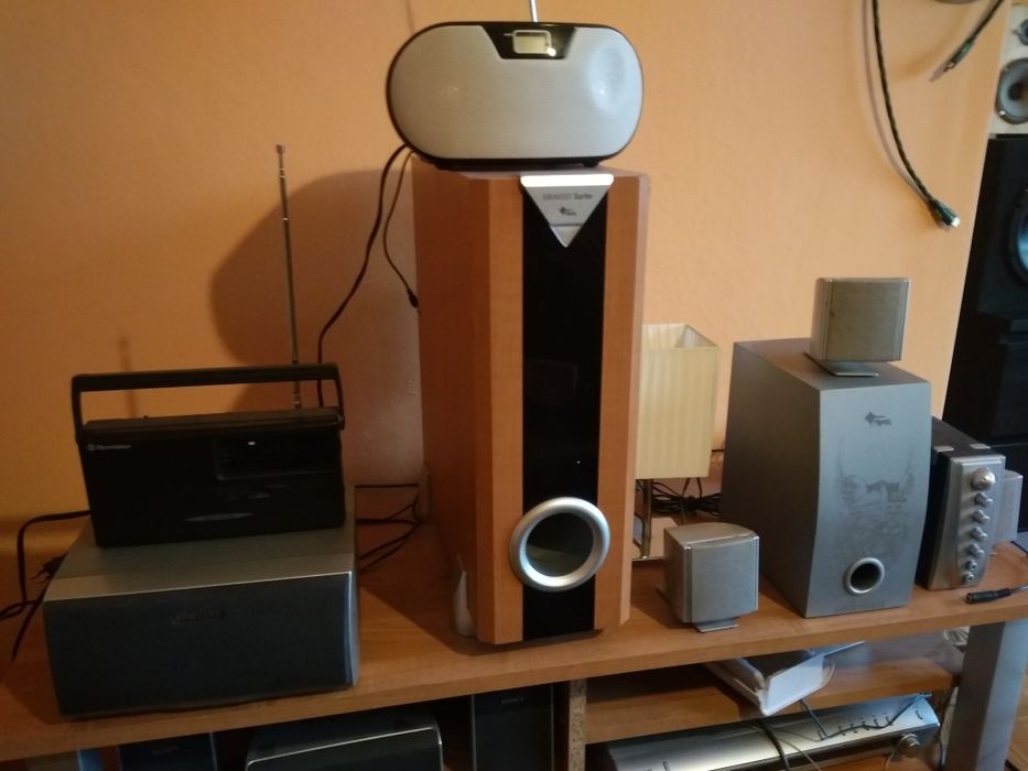 wieża ,radio, kolumny,czytaj opis