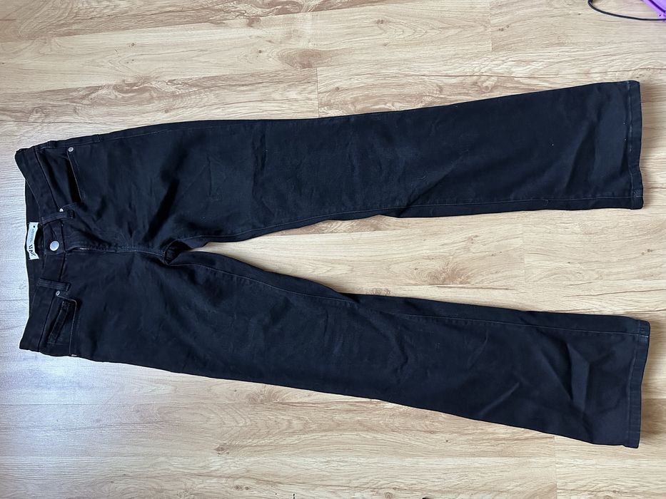 Jeansy zara 38 flare dzwony