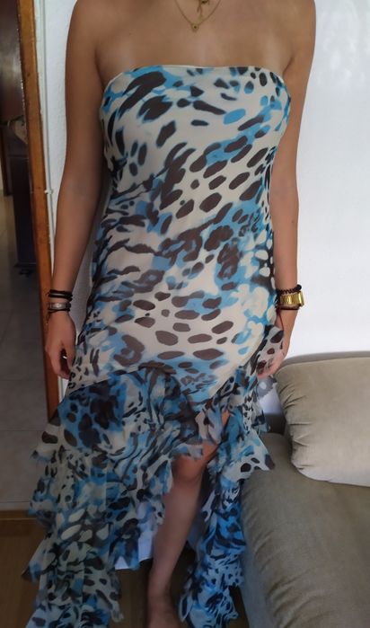 Maravilhoso vestido animal print