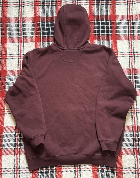 Кофта Carhartt Logo Loose Fit Burgundy Red Hoodie