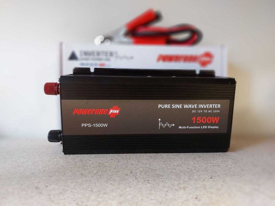 Преобразователь авто инвертор Power 12V 220V 1500W c функц/ плав пуска