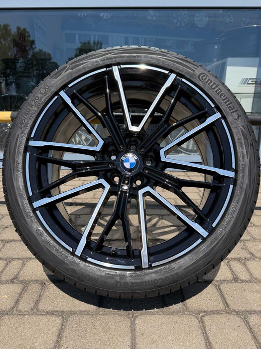 Nowe koła 19 cali BMW serii 5 G60 G61 6 G32 7 G11 G12 M czarno srebrne