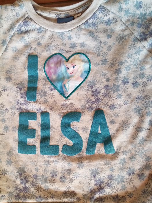 jak nowa 116 Smyk Elsa Kraina Lodu bluza dla dziewczynki