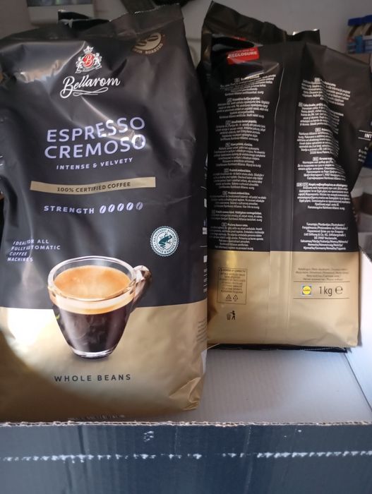 кава зернова белларом Espresso Cremoso
