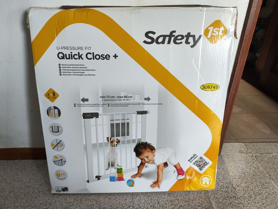 Grade de proteção de escadas para criança
