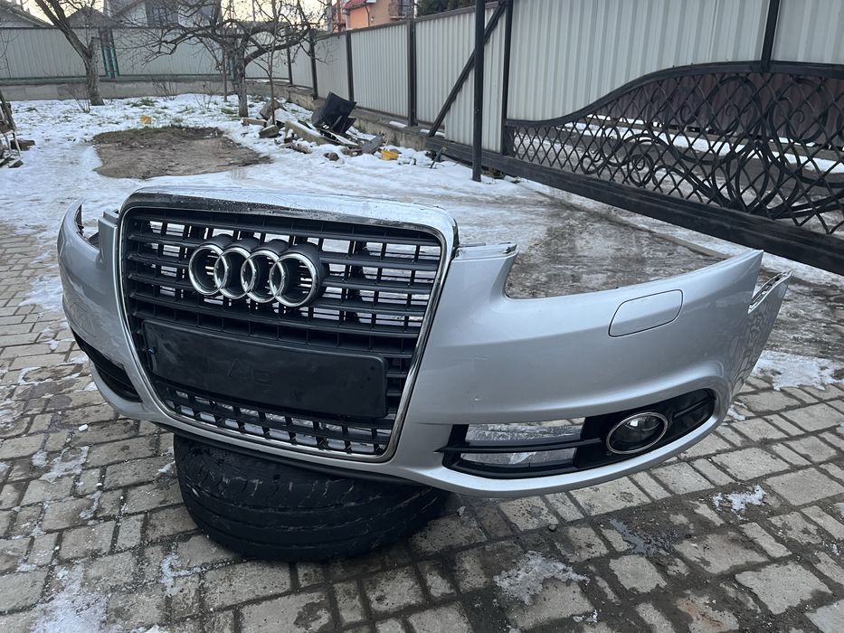 Передній бампер audi a6 c6 s-line lift рестайл