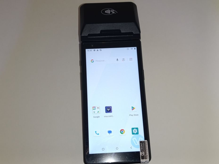 Vendo ou troco Terminal de pagamento inteligente e dispositivo android VIVA wallet