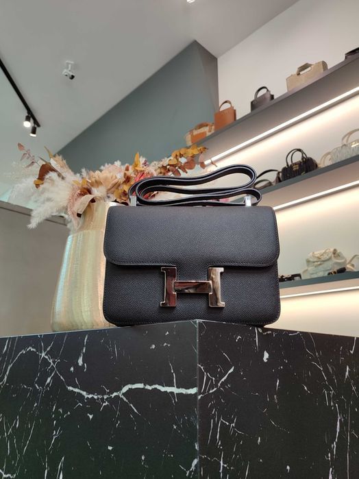 Сумка Constance 24 Epsom Bag Black Palladium Hardware