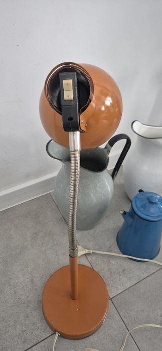 Polska lampka biurkowa Polam Pniewski  Rudkiewicz prl loft retro