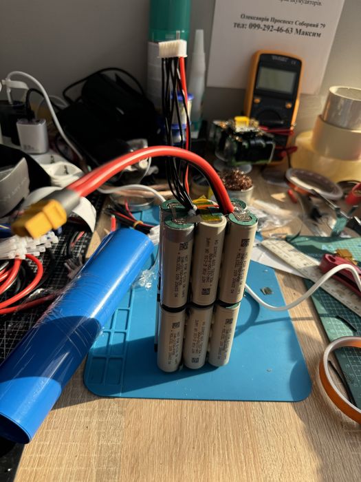 Ремонт замена ДЁШЕВО точечная сварка сборка аккумуляторов 18650 21700
