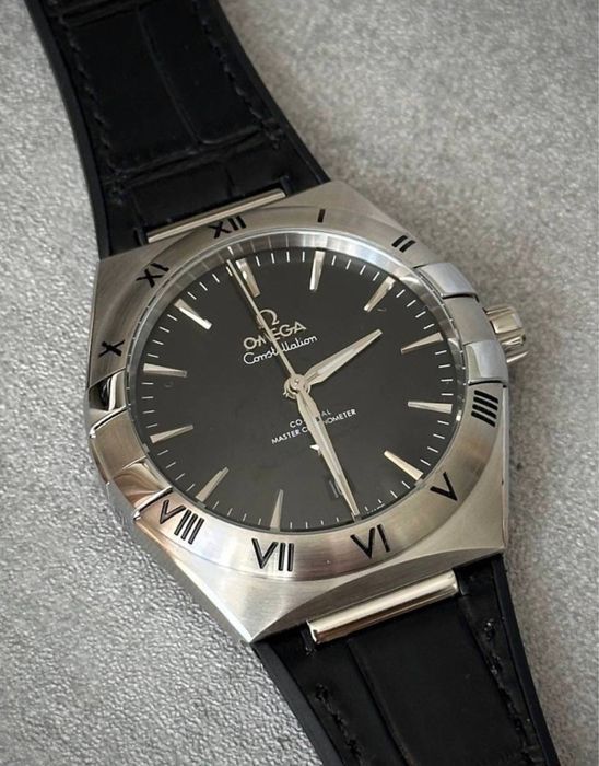 Чоловічий годинник Omega constellation 41 mm. Мужские швейцарские часы Омега